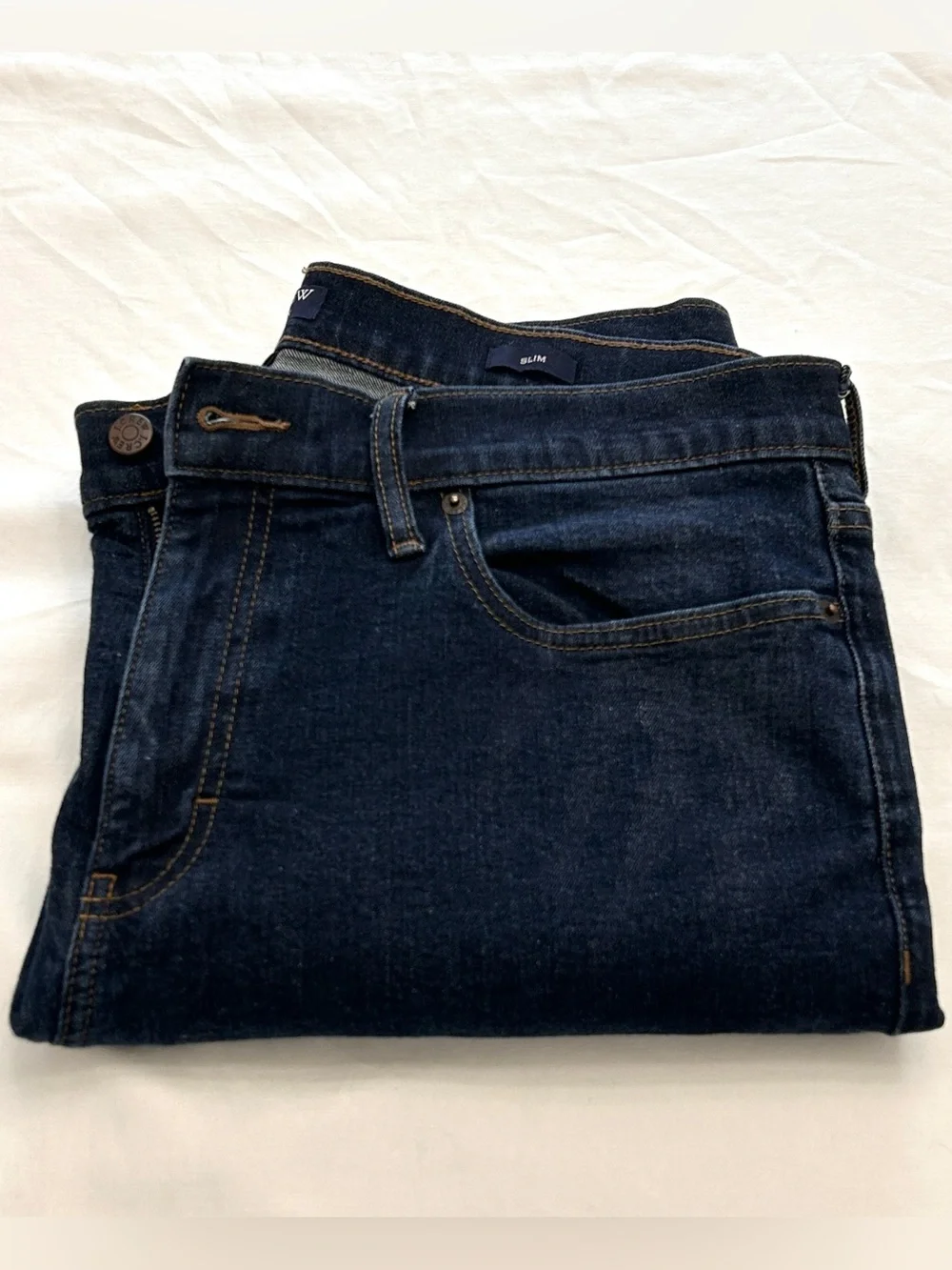 J.Crew Flex Slim Fit Men’s Jeans 36x30 Dark Wash Stretch Denim